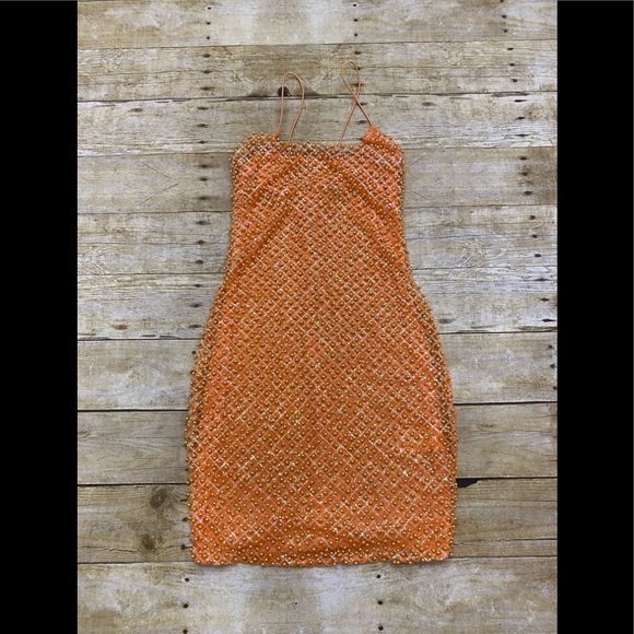 NWOT Oh Polly Drop a Glint mini dress - Picture 3 of 4